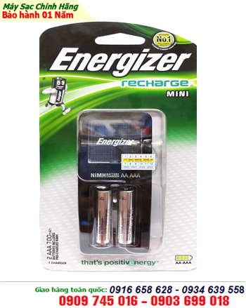 Bộ sạc pin AA Energizer CH2PC3 kèm sẳn 2 pin sạc Energizer AA2000mAh 1.2v 